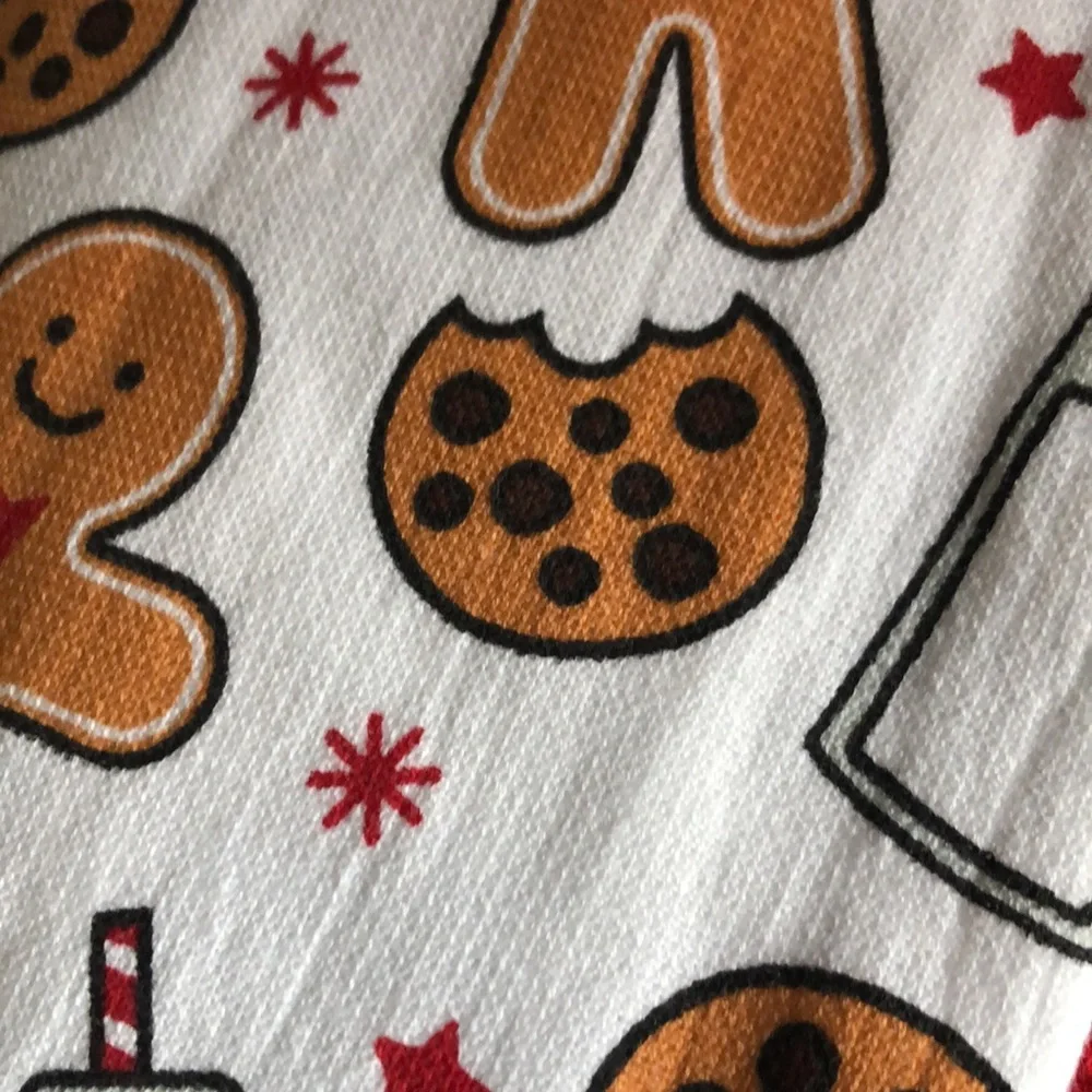 Deborah Connolly GINGERBREAD, MILK & COOKIES Kitchen Towel Set
